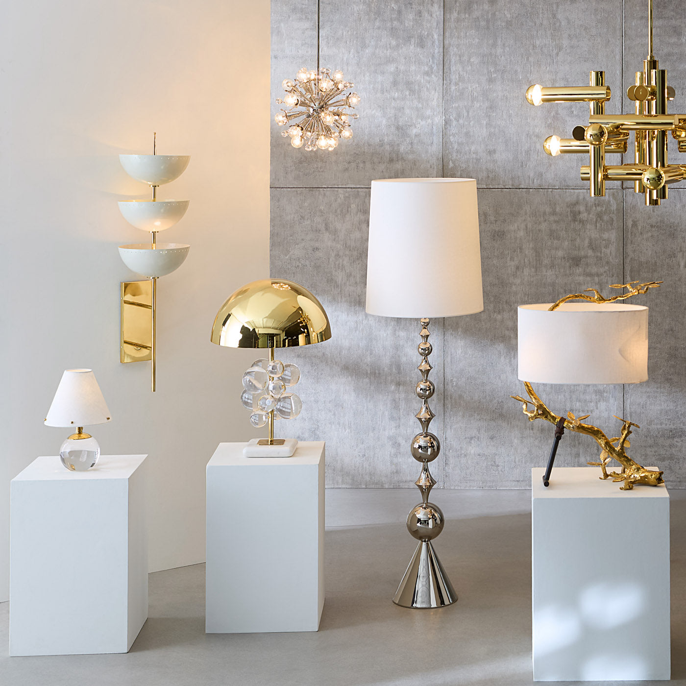 Harlequin Modern Floor Lamp for Living Room - Adjustable Brightness LED Standing Light for Bedroom, Office & Reading Corner - Elegant Home Decor Lighting Fixture