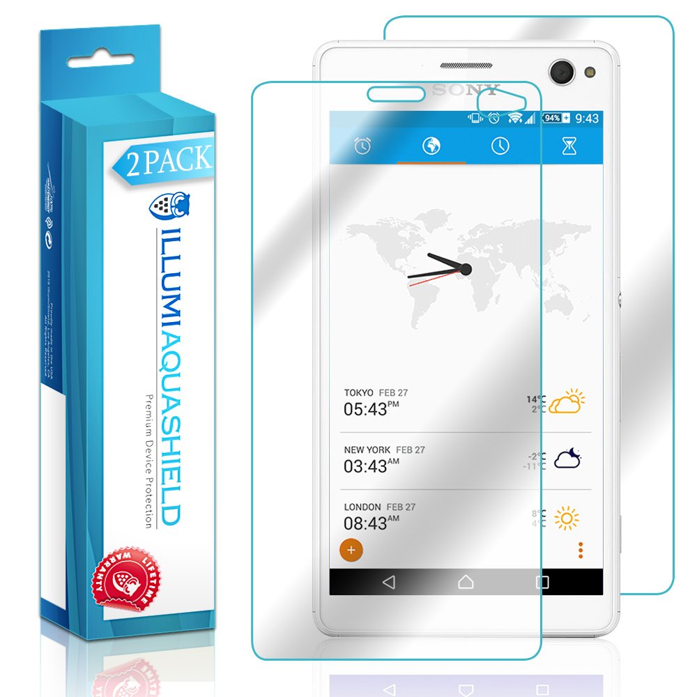 2-Pack HD Clear TPU Film Screen Protector for Sony Xperia C4 - Bubble-Free Front & Back Protection | Perfect for Everyday Use, Gaming & Outdoor Activities