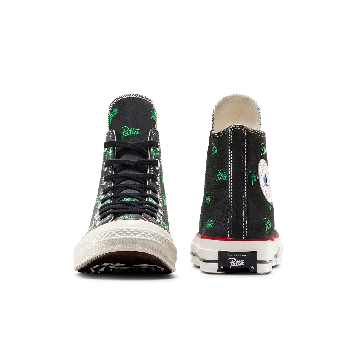 Patta Chuck 70 '20th Anniversary Black' Sneakers - Men's High-Top Canvas Shoes for Casual Wear & Street Style Fashion