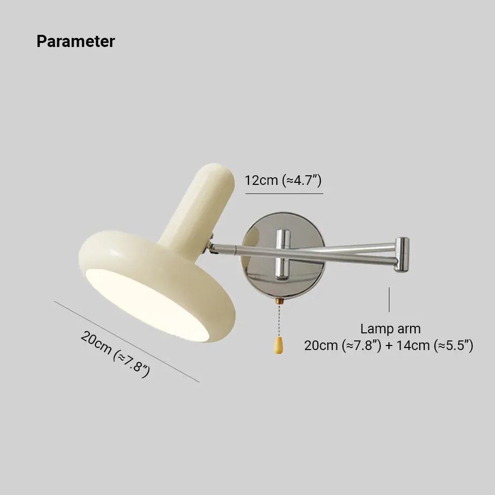 White Plug in Wall Light - Energy Efficient Night Light for Bedroom, Nursery, Hallway & Bathroom