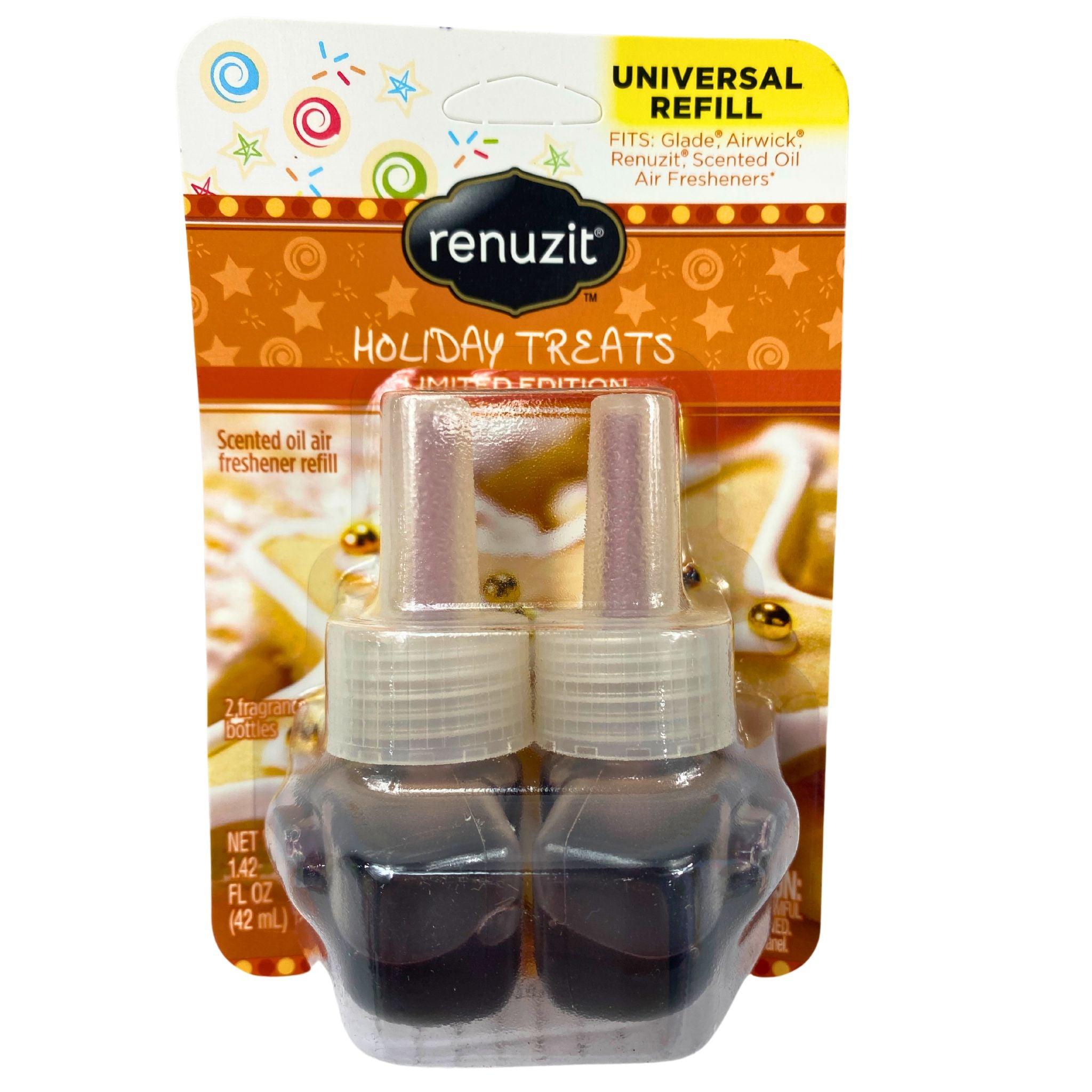 Renuzit Holiday Treats Limited Edition Air Freshener - 60 Pcs Pack | Christmas Home Fragrance for Living Room, Bedroom & Office Decor