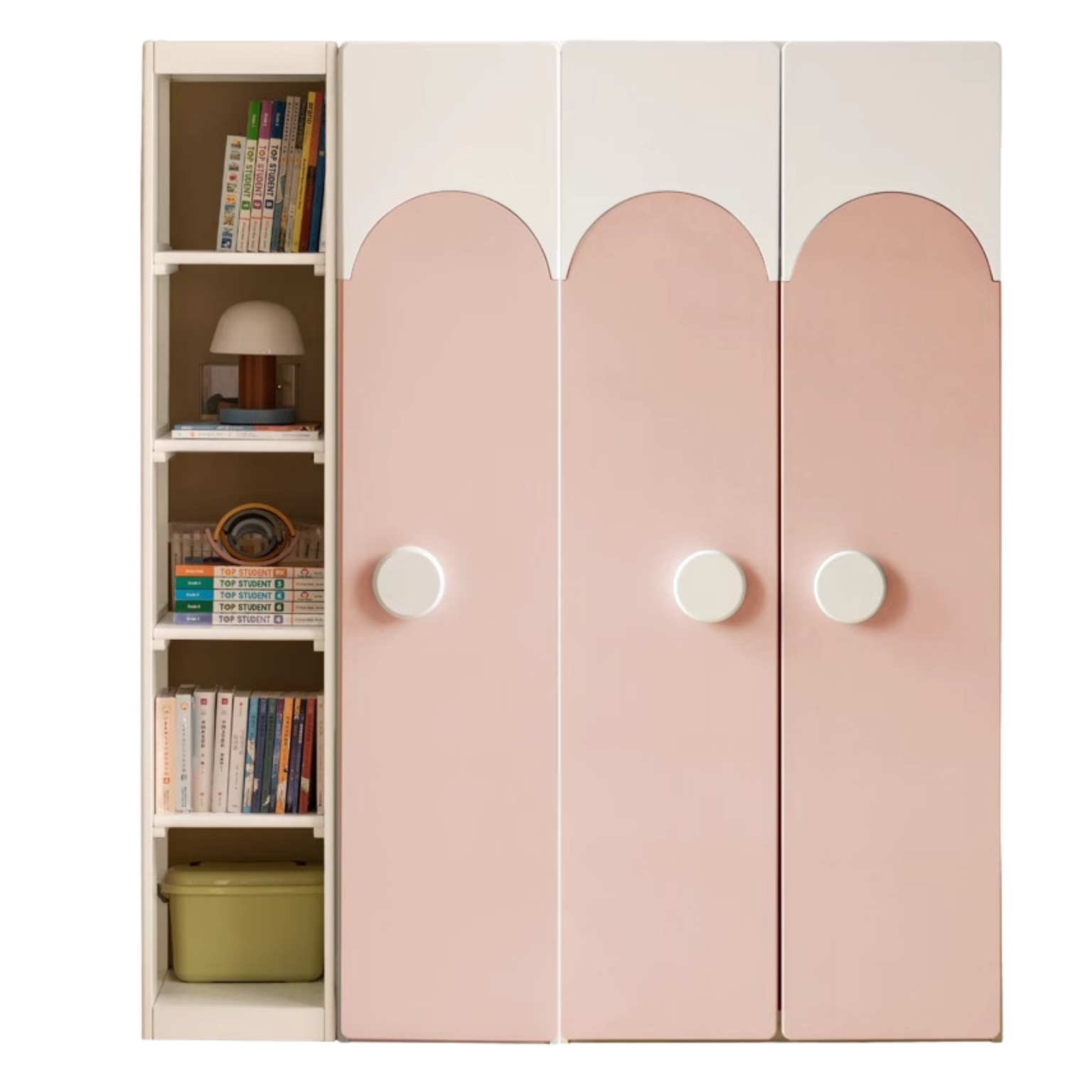 Pine Solid Wood Kids Wardrobe - Durable & Stylish Storage for Bedroom, Nursery, or Playroom - Perfect for Organizing Clothes, Toys & Accessories