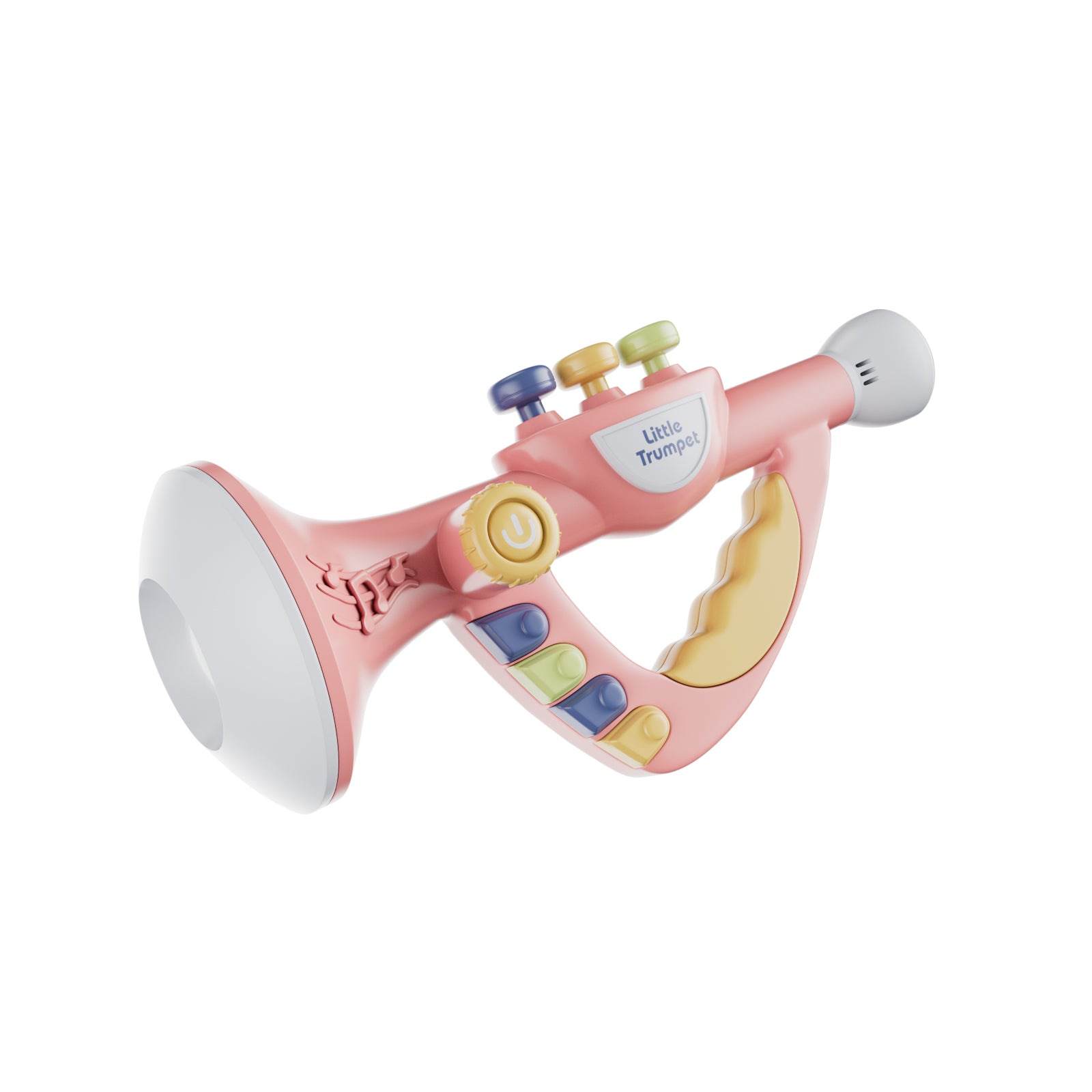 Contixo Pink Little Trumpet Toy - Musical Sensory Toy for Toddlers 18+ Months - Fun Learning & Developmental Play for Babies & Kids