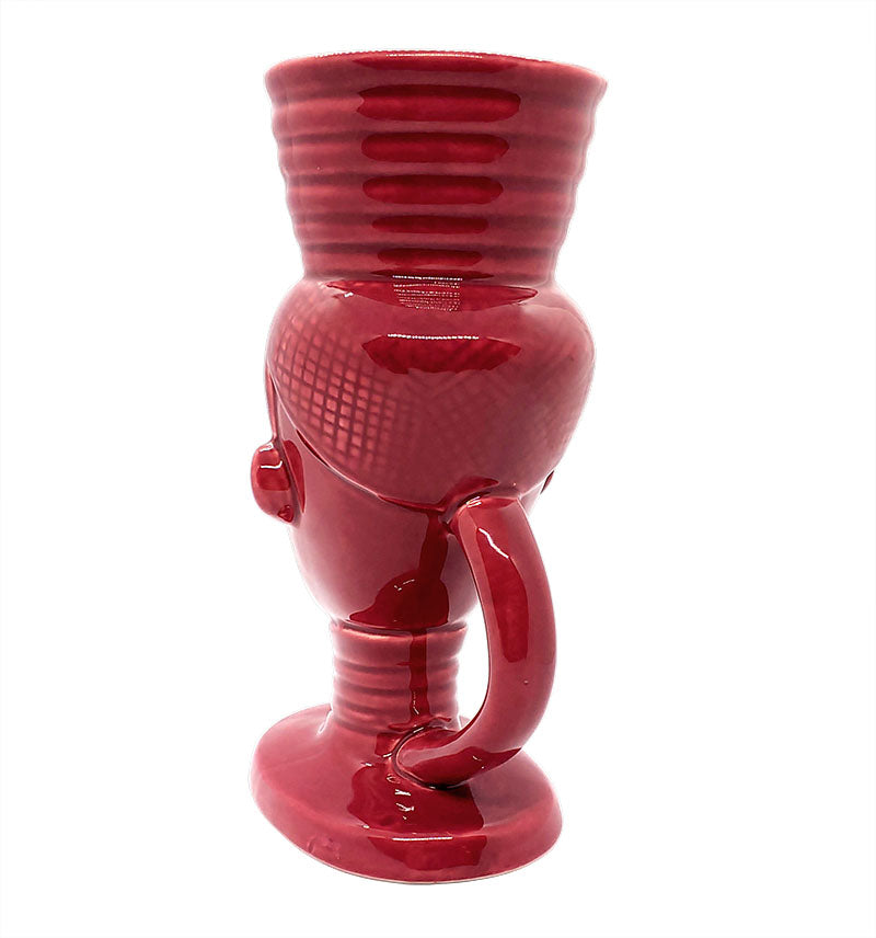BarConic® Polynesian Queen Tiki Mug - Handcrafted Ceramic Tropical Drink Cup for Cocktails, Beer & Coffee | Perfect for Luau Parties, Beach Bars & Tiki-Themed Decor