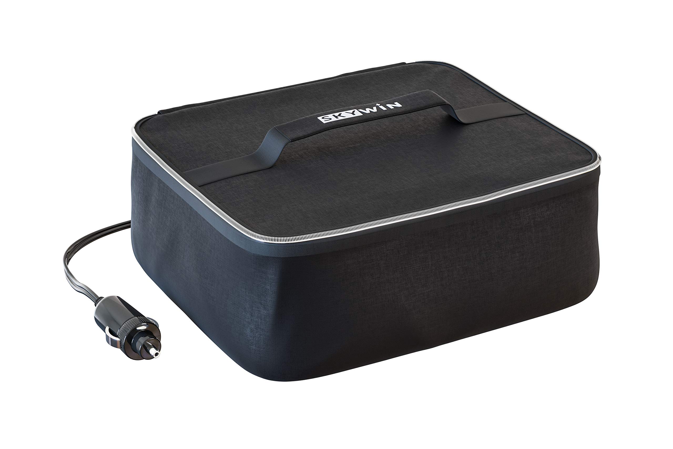 Skwyin 12V Portable Food Warmer & Mini Oven - Personal Heated Lunch Box for Adults, Car & Truck Use | Cook & Reheat Meals On-The-Go | Perfect for Office, Travel & Outdoor Activities