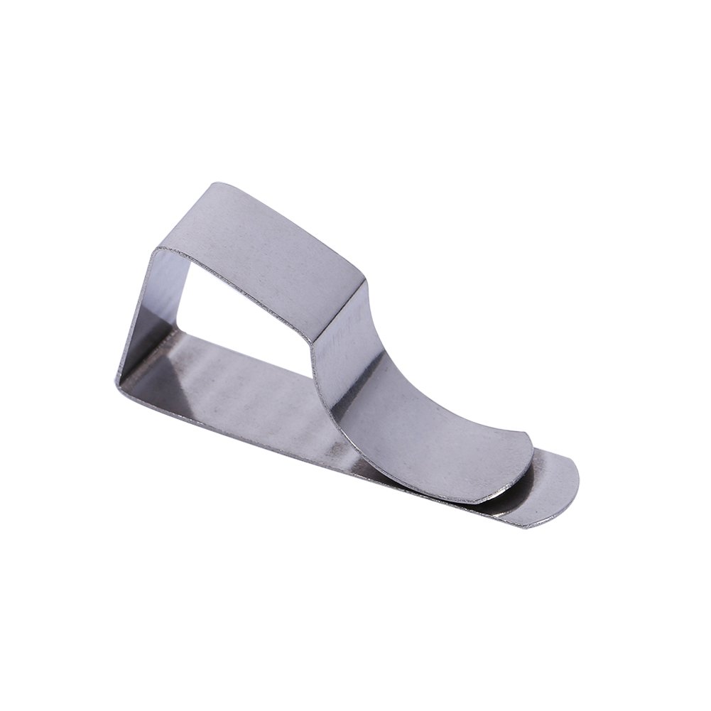 Haofy Stainless Steel Tablecloth Clips - Heavy Duty Table Cover Clamps for Outdoor Picnic, Party & Wedding Tables | Secure Tablecloth Holders for Windy Days & Outdoor Dining