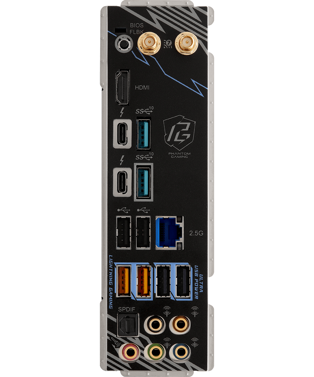 ASRock Z890 Lightning WiFi ATX Motherboard - Intel LGA 1700 Socket, DDR5, PCIe 5.0, Dual M.2, WiFi 6E - Perfect for Gaming PCs, Workstations & High-Performance Computing