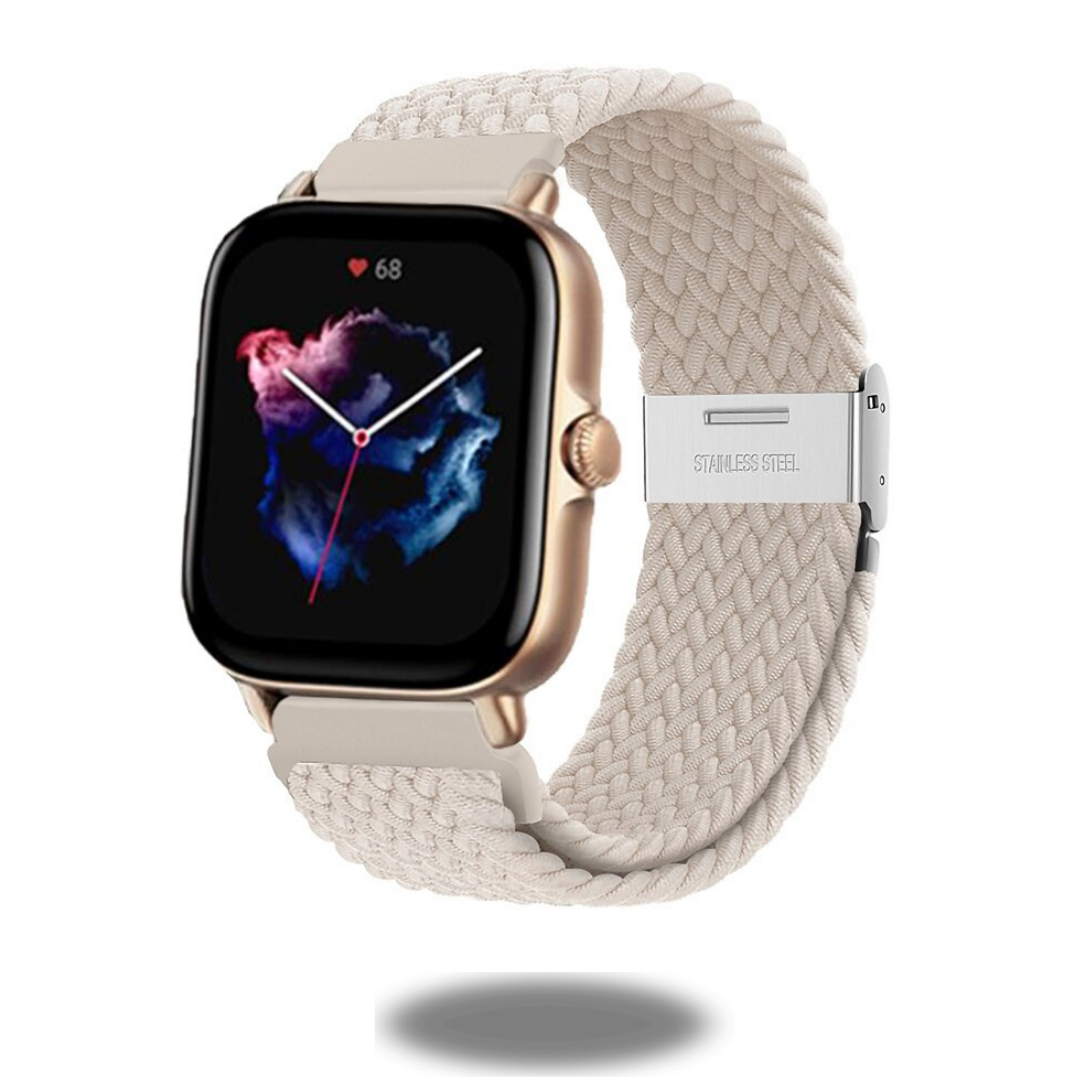 Braided Nylon Adjustable Watch Band - 20mm & 22mm Width - Durable & Comfortable Replacement Strap for Smartwatches & Fitness Trackers - Perfect for Sports, Workouts & Everyday Wear