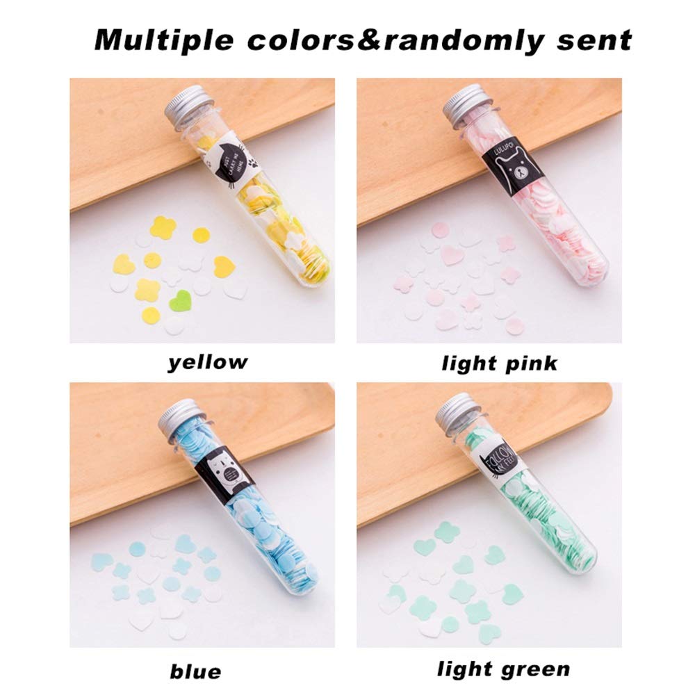 AARIV INTERNATIONAL 6 Pack Portable Disposable Paper Soap Sheets - Eco-Friendly Hand Washing Confetti Soap Flakes for Travel, Camping, Hiking & Outdoor Activities | Perfect for Kitchen, Bathroom & Toilet Hygiene On-The-Go