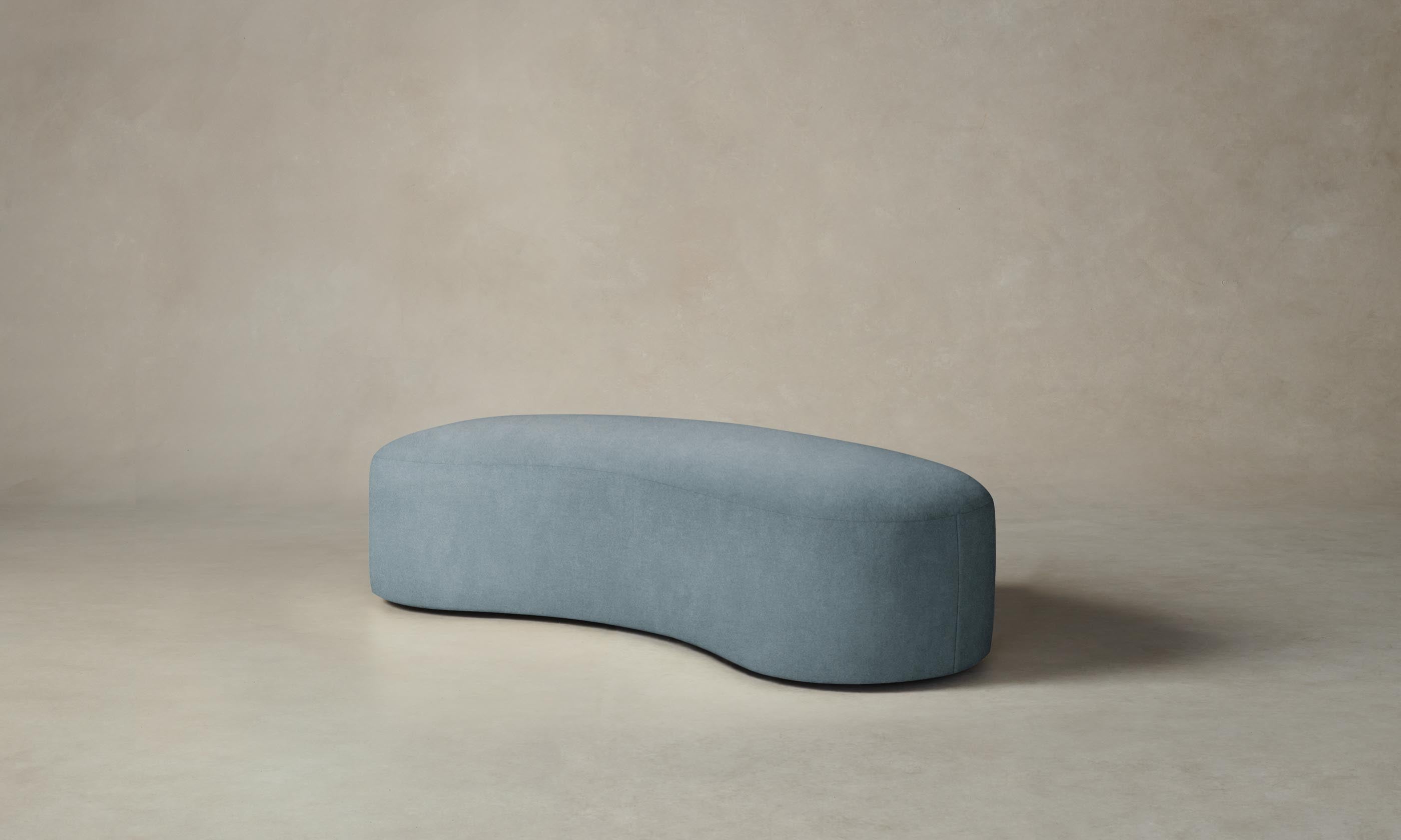 Luxury Chelsea Daybed with Performance Velvet Upholstery in Sky Blue - Perfect for Living Rooms, Guest Rooms & Cozy Reading Nooks