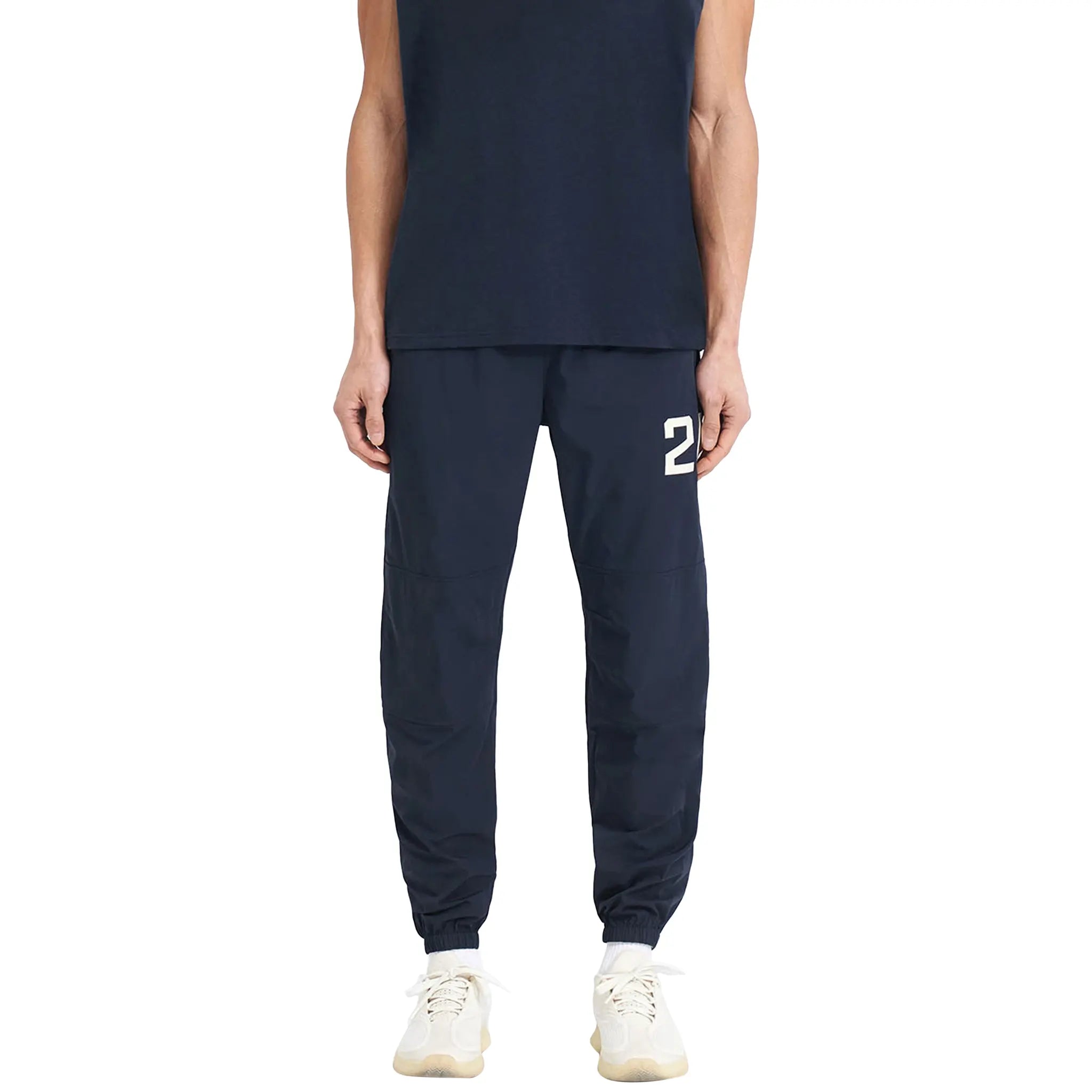 Represent 247 Navy Blue Training Pants - Breathable Quick-Dry Workout Shorts for Men & Women - Perfect for Gym, Running, Yoga & Casual Wear