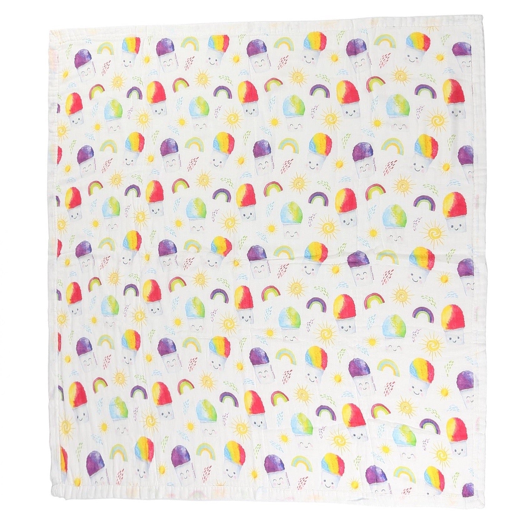 Premium Baby Blanket - Ultra Soft Shave Ice White for Newborns & Toddlers | Perfect for Nursery, Stroller, Swaddling & Cuddling