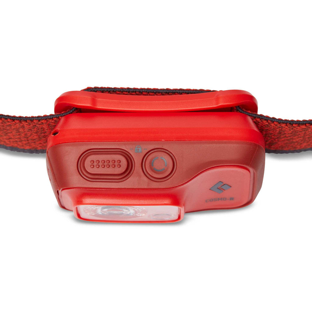 Black Diamond Cosmo 350 R Headlamp - Rechargeable LED Headlight for Camping, Hiking & Outdoor Adventures | Waterproof & Lightweight Head Torch for Running, Fishing, Night Work
