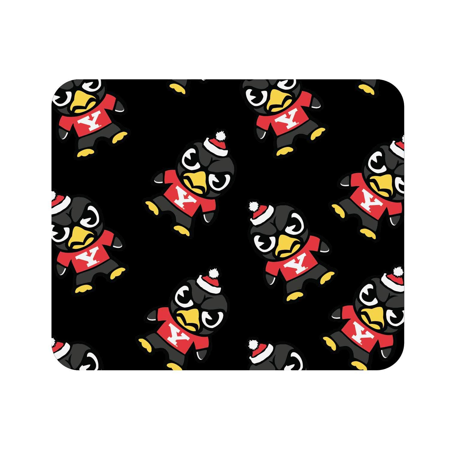 OTM Essentials Youngstown State University Standard Fabric Mouse Pad - Non-Slip Desk Accessory for Gaming & Office Use - Tokyodachi Mascot Design - Perfect for Computers, Laptops & Workstations