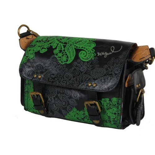 Desigual Mini Satchel Tattoo Crossbody Bag for Women - Stylish Leather Shoulder Purse for Everyday Use, Travel & Date Night