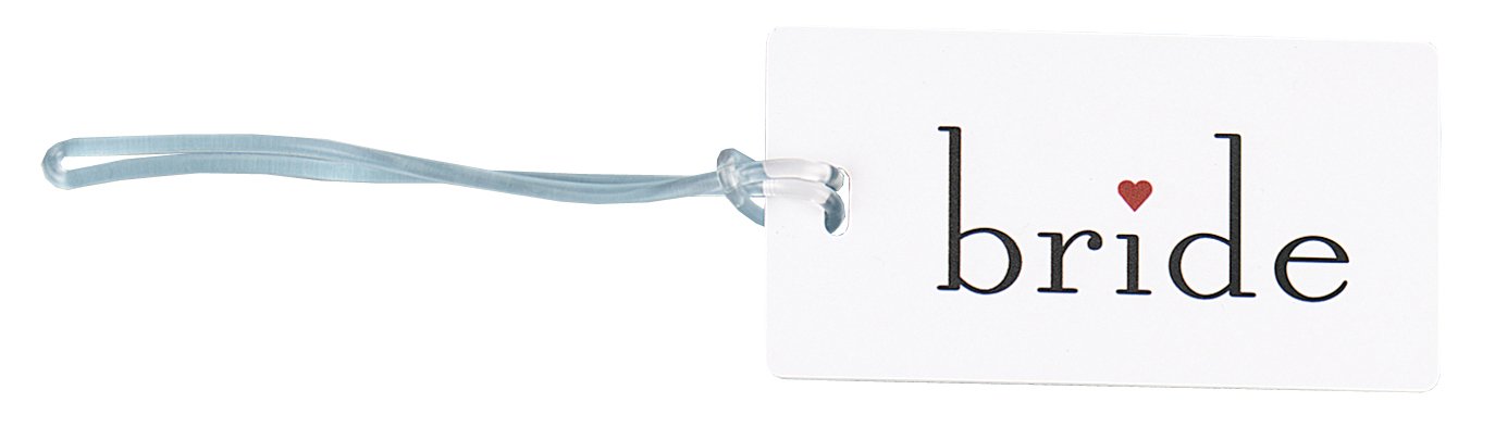 Elegant Hortense B. Hewitt Wedding Luggage Tags for Bride - Perfect for Honeymoon Travel & Bridal Shower Gifts