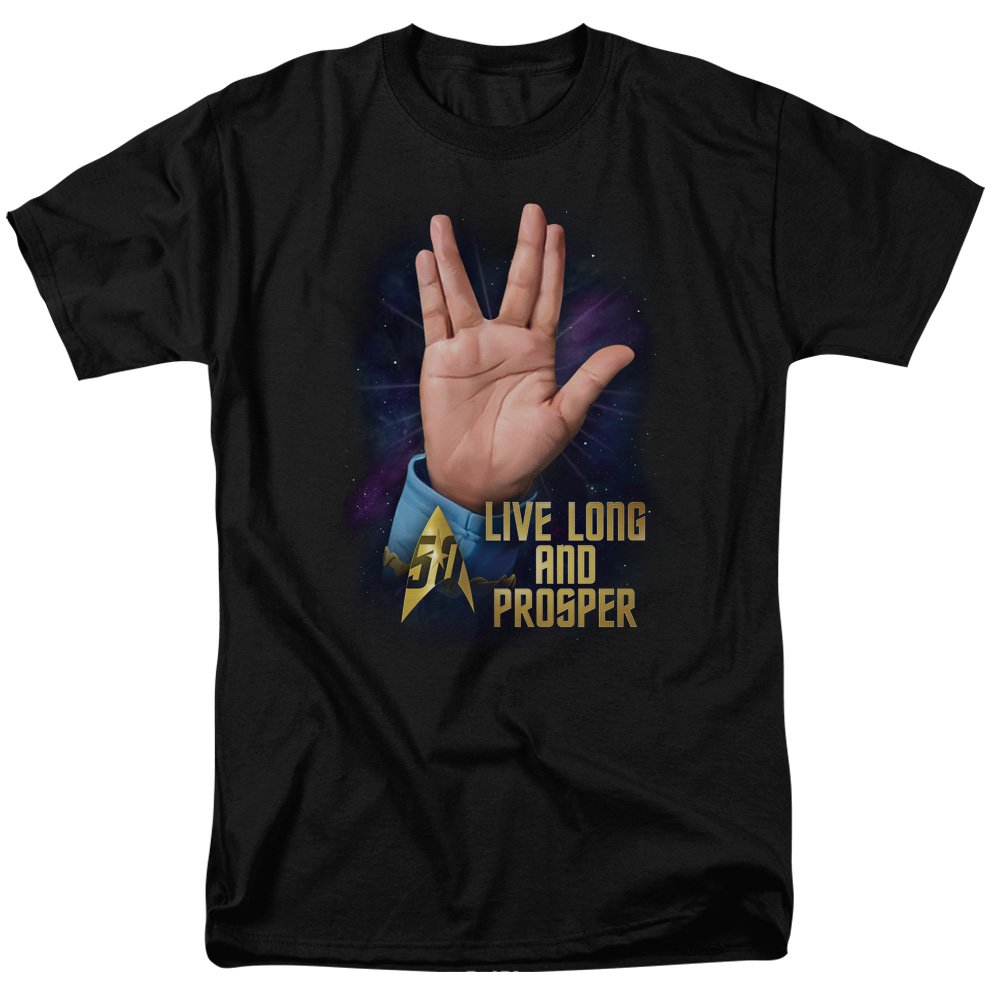 Star Trek LLAP 50 Unisex Adult T-Shirt for Men & Women | Sci-Fi Fan Apparel | Perfect for Cosplay, Conventions & Everyday Wear