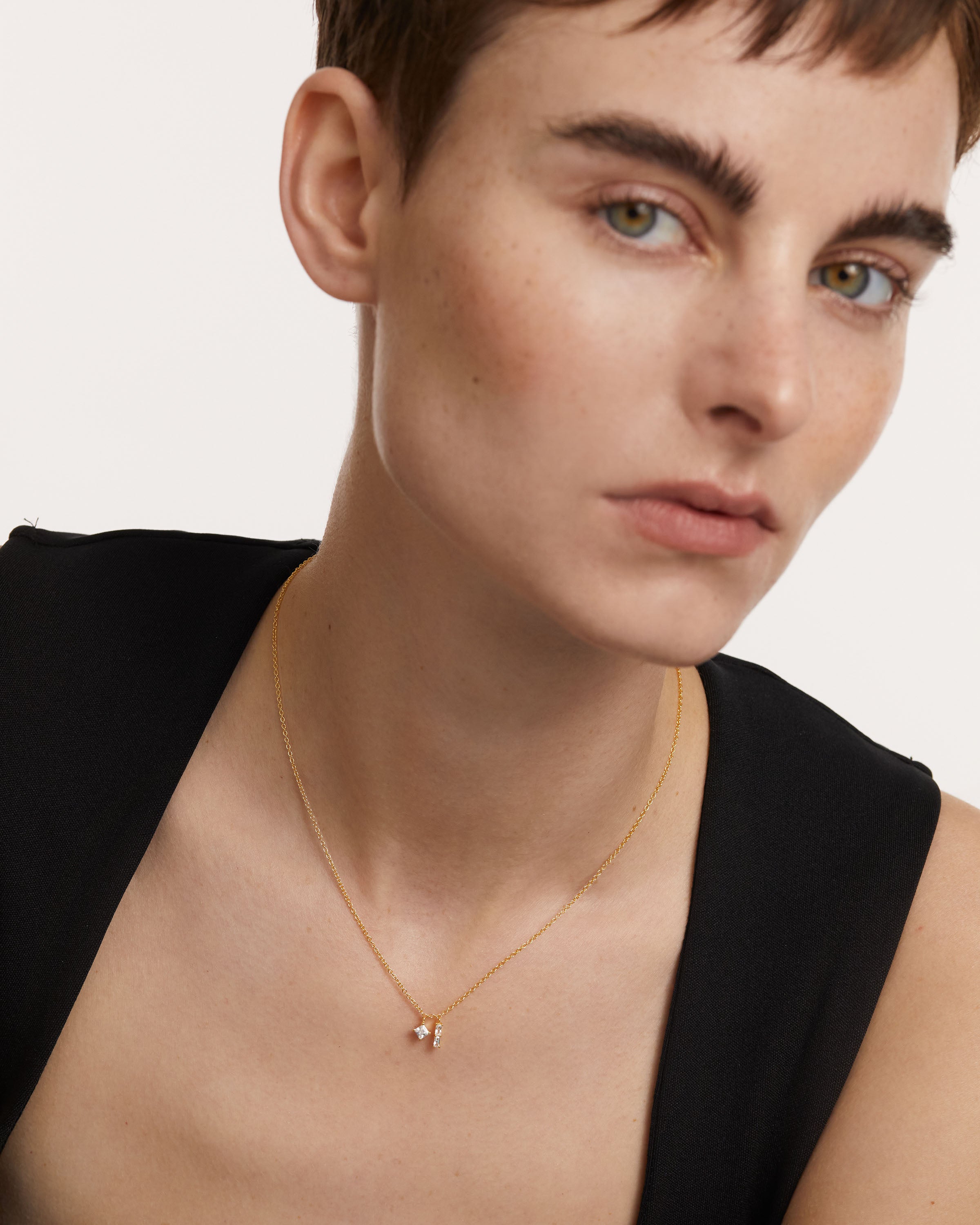 Isla Gold Necklace for Women - 18K Gold Plated Elegant Pendant Necklace Jewelry Gift for Her - Perfect for Birthday, Anniversary & Valentine's Day