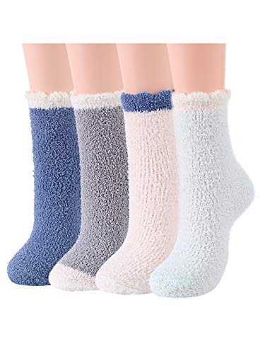 4 Pairs Soild Color(no Anti-slip)