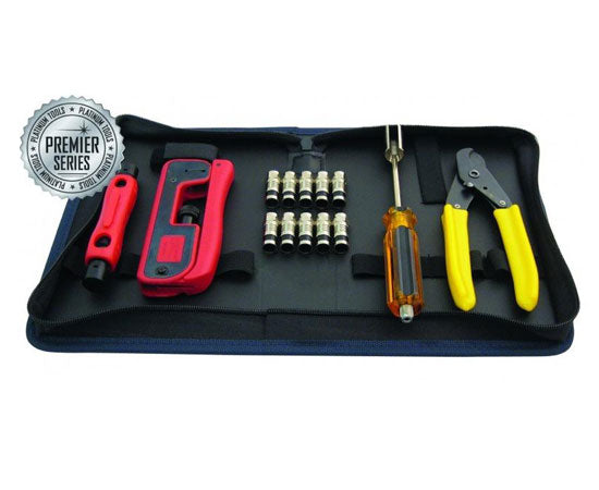 Professional Coax Tool Kit for CATV & Cable TV Installation - Premium Connectivity Solutions for Home Theater & Satellite Setup