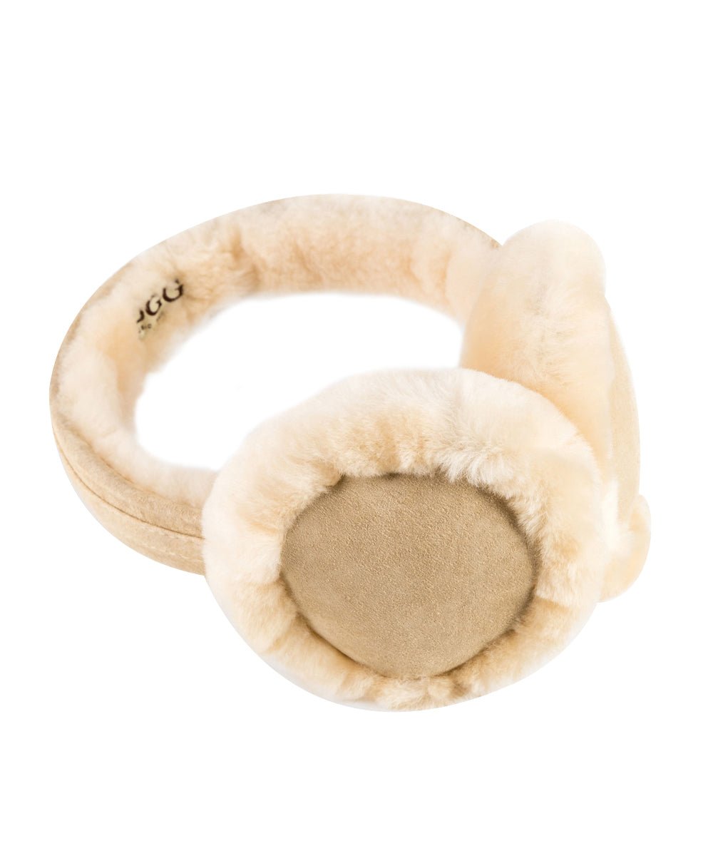 UGG Earmuffs for Women & Men - Soft Fleece Winter Ear Warmers - Cozy & Comfortable for Cold Weather, Outdoor Activities, and Snow Sports
