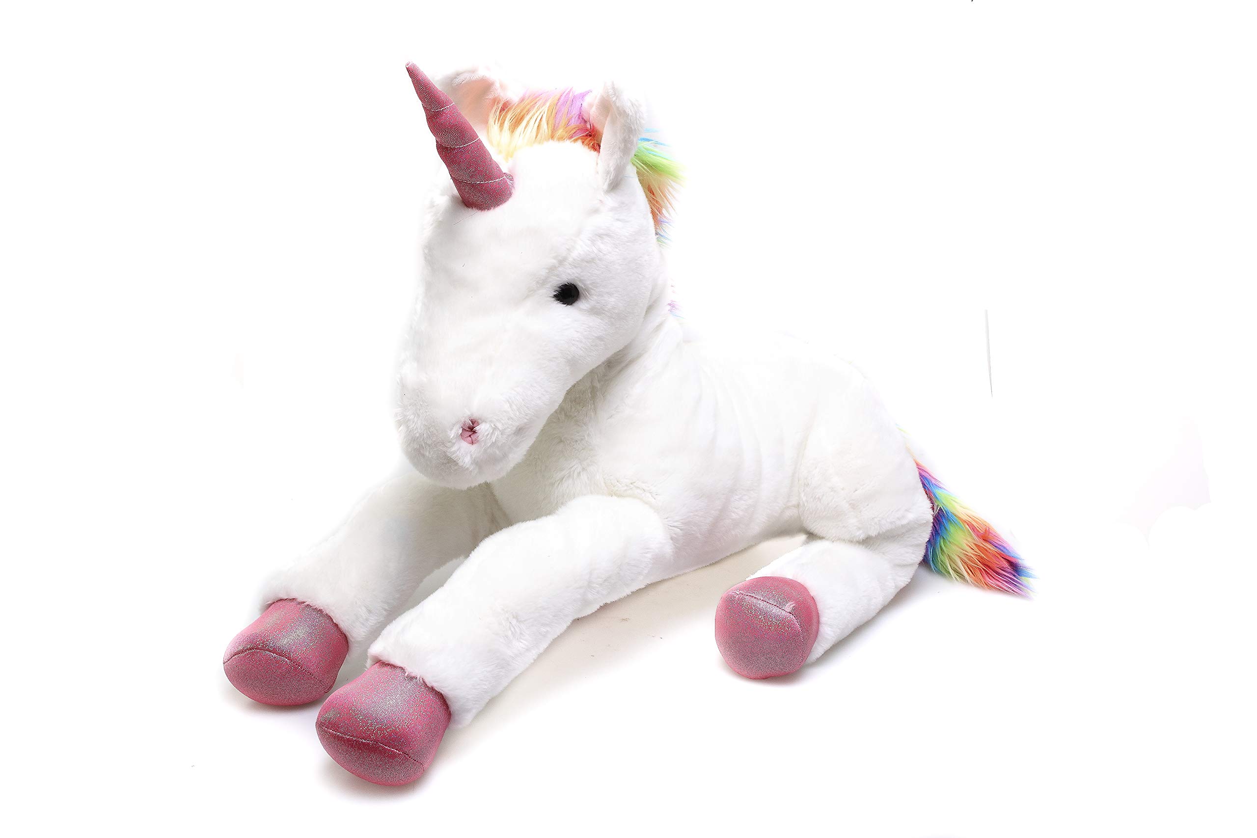Plushland 50-Inch Giant Unicorn Stuffed Animal - Soft Magical Plush Toy for Girls & Kids | Perfect Birthday Gift, Room Decor & Cuddly Companion