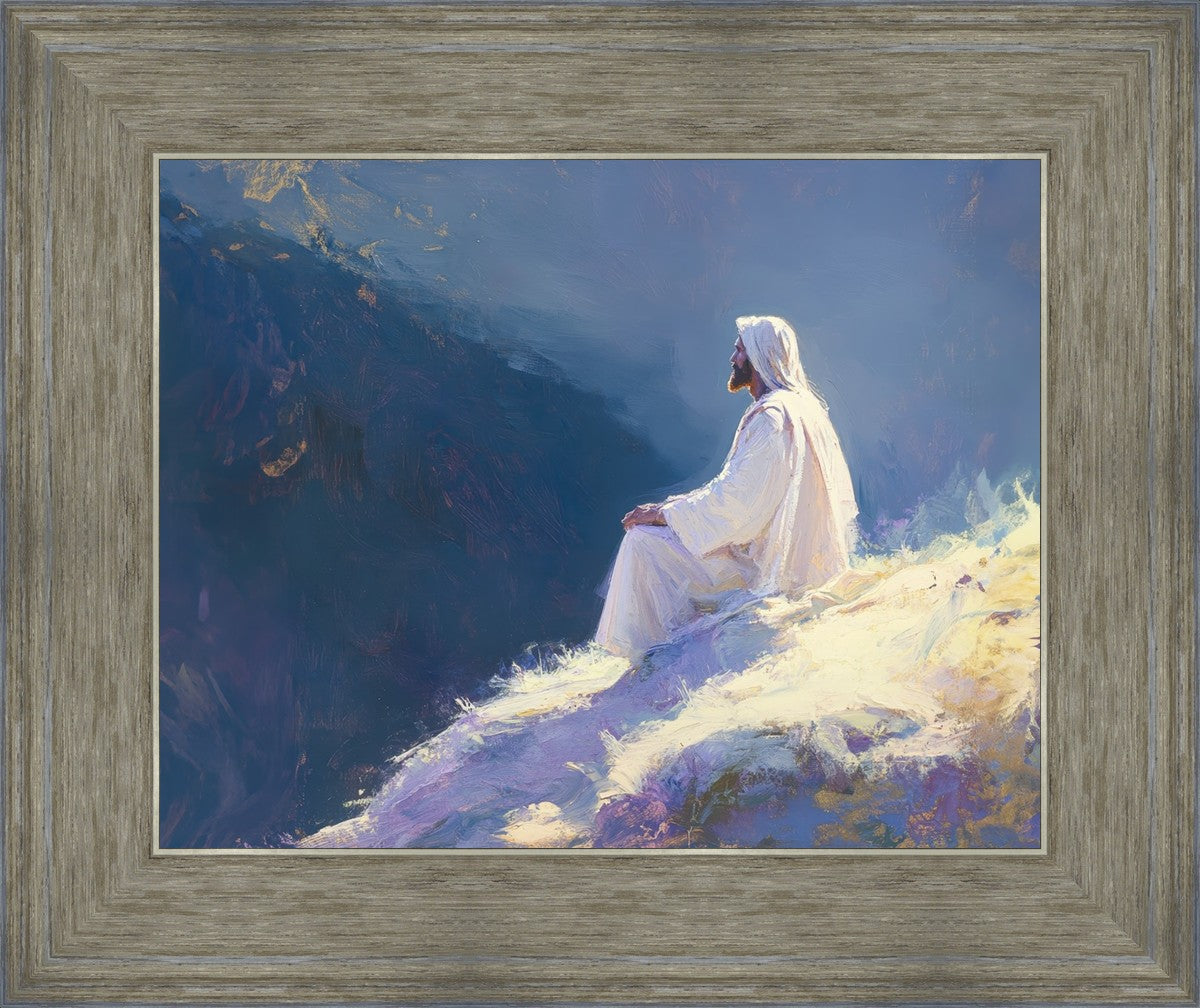 Contemplation By Justin Anna Culebro - Abstract Wall Art Painting for Home & Office Decor | Perfect for Living Room, Bedroom or Meditation Space