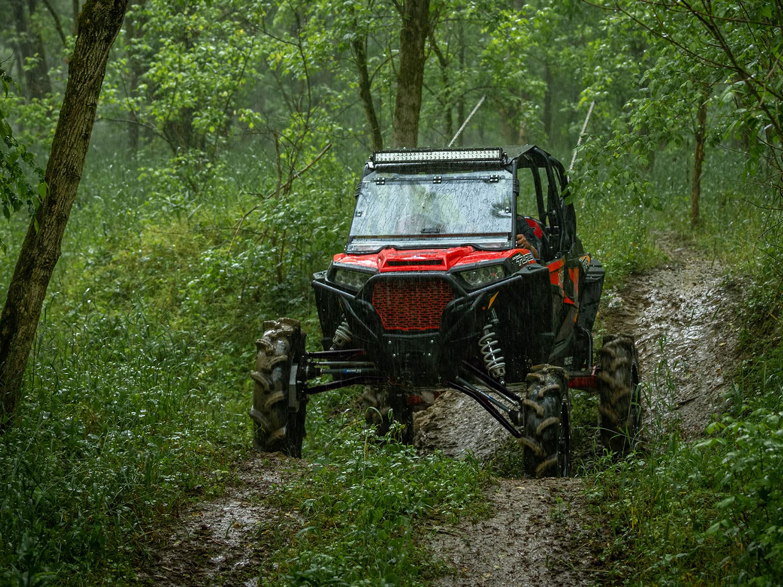 SuperATV Heavy Duty Upper High Clearance A-Arms for 2014+ Polaris RZR XP 1000 & XP 4 1000 | Non-Adjustable Black Off-Road Suspension Upgrade | 1.25