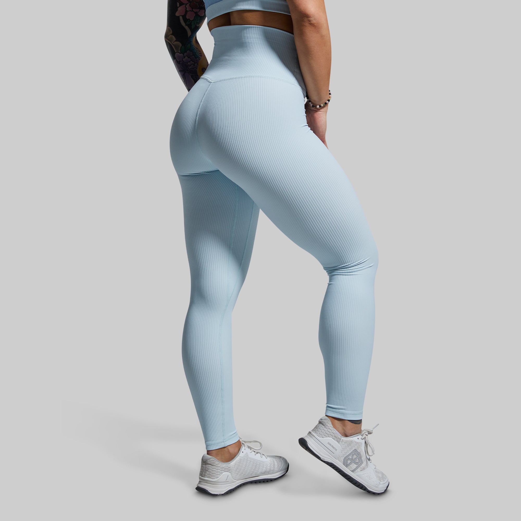 Limitless High Waist Yoga Leggings for Women - Angel Blue - Comfortable & Stretchy Workout Pants for Yoga, Gym, Running & Lounge