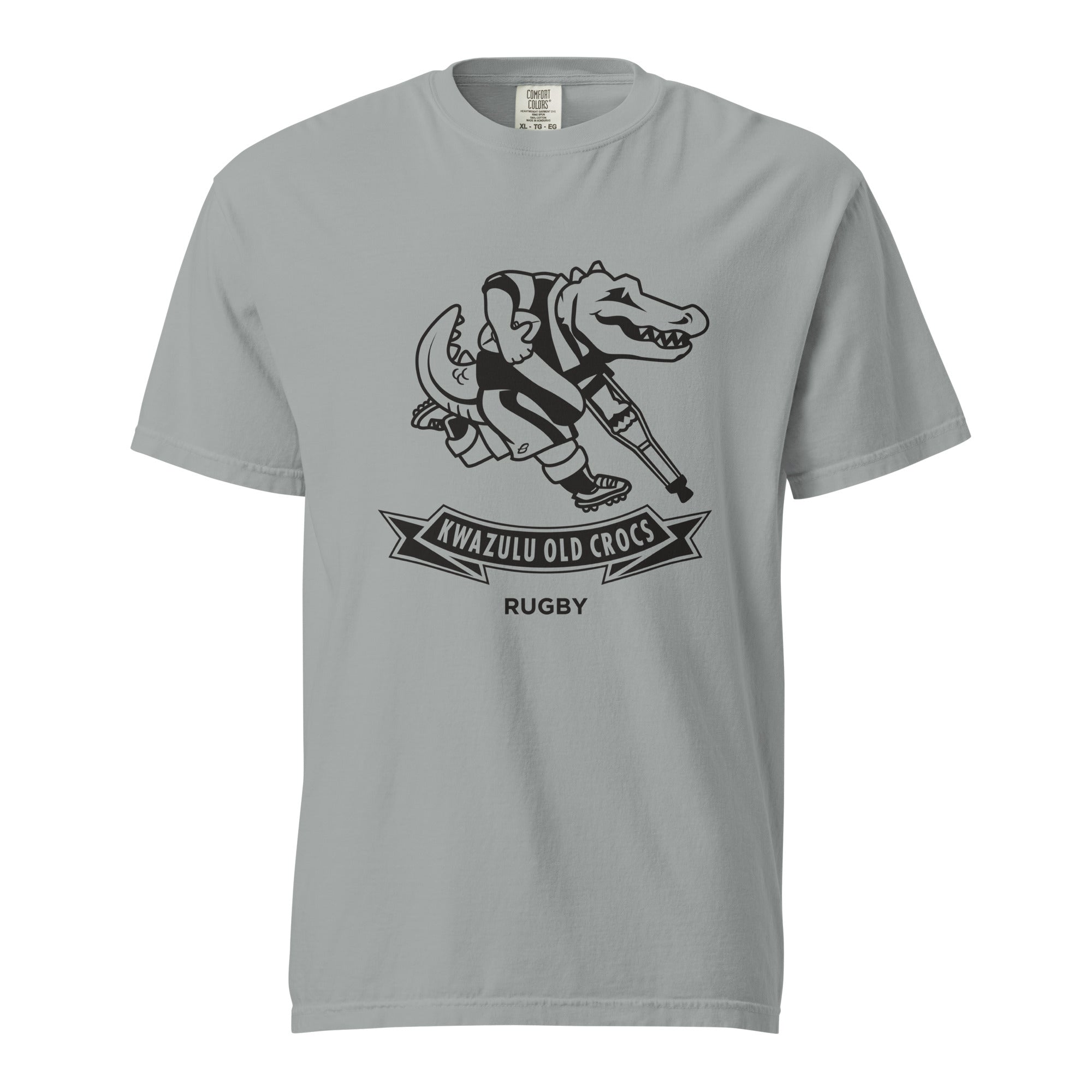 KwaZulu Vintage Washed Crocs Graphic T-Shirt - Soft Cotton Tee for Men & Women | Perfect for Casual Wear, Street Style & Everyday Comfort
