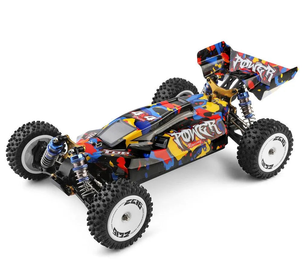 WLTOYS 124007 1/12 Scale 4WD RC Car - 75km/h High Speed, Brushless Motor, 2.4GHz Remote Control for Off-Road Racing & Drifting | Perfect for Backyard Racing, Off-Road Adventures & RC Car Enthusiasts