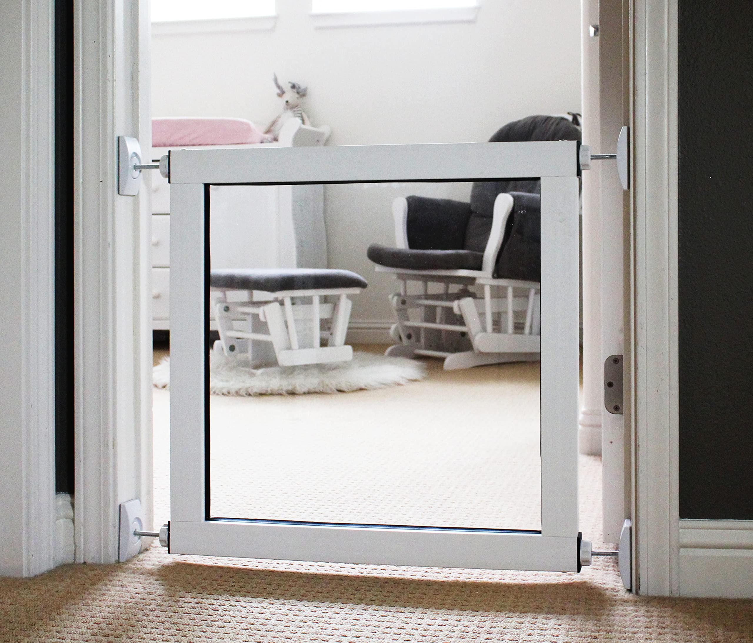ClearVis Stepover Pet Gate for Dogs & Cats - Adjustable 36