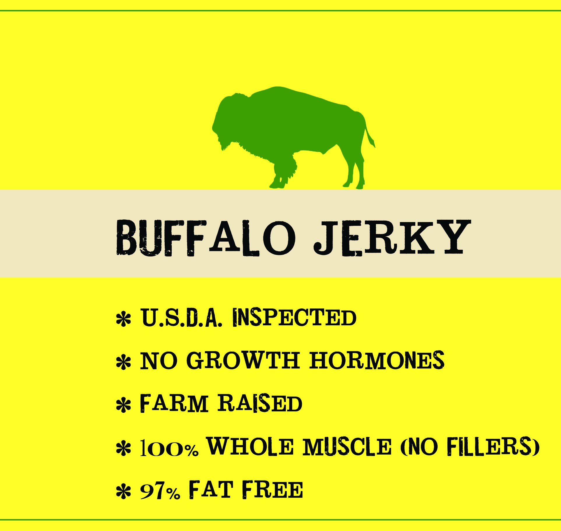 Exotic Hot Buffalo Jerky - Wild Game Meat Snacks | High-Protein, All-Natural, No Preservatives | Healthy Protein Snacks for Adults & Outdoor Activities | 1.75oz (3-Pack)