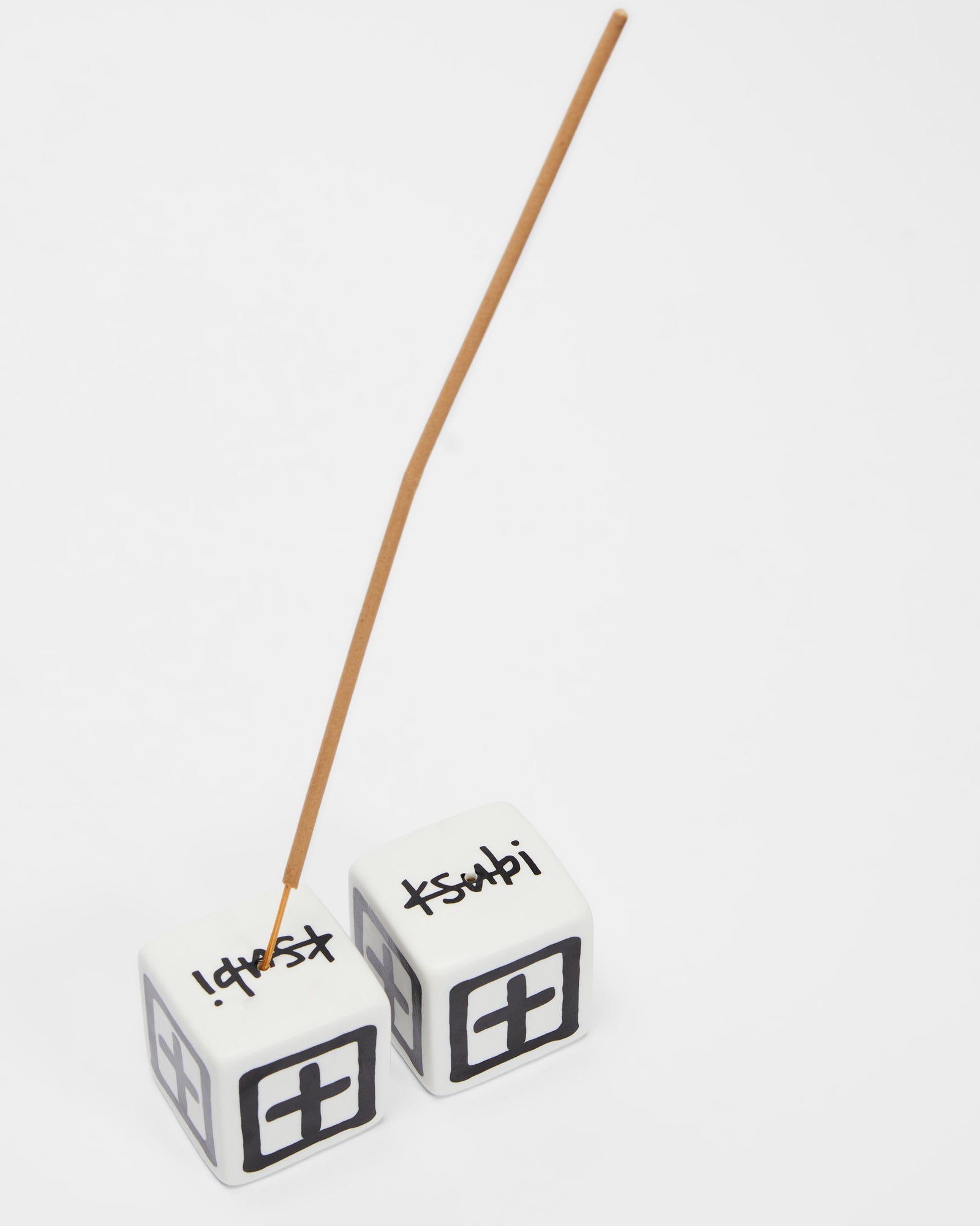 Premium White Incense Kube Stand - Modern Aromatherapy Holder for Meditation, Yoga & Home Decor