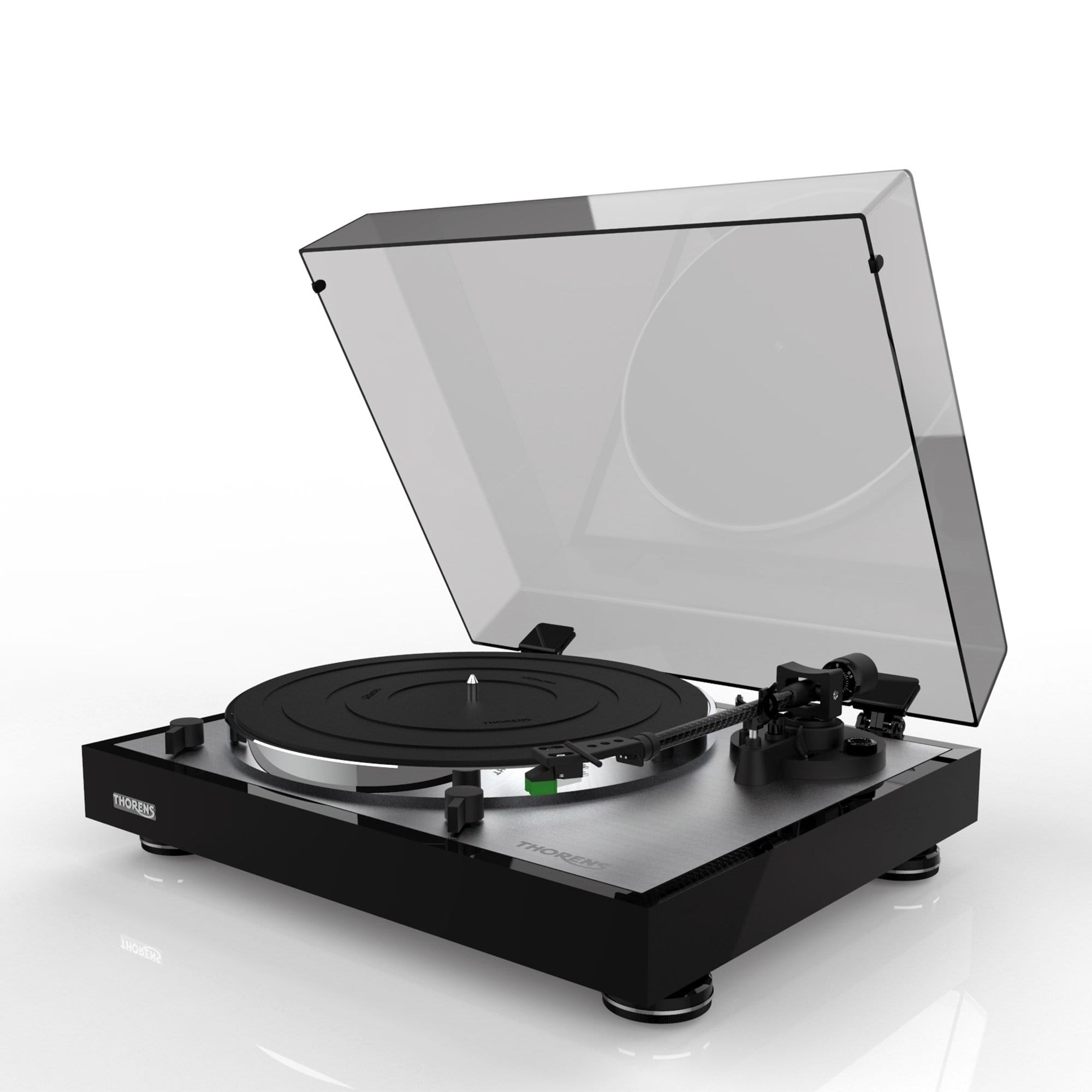 Thorens TD402 DD Semi Automatic Turntable - High Fidelity Vinyl Record Player with Belt Drive & Built-in Preamp | Perfect for Home Audio, DJing & Music Enthusiasts