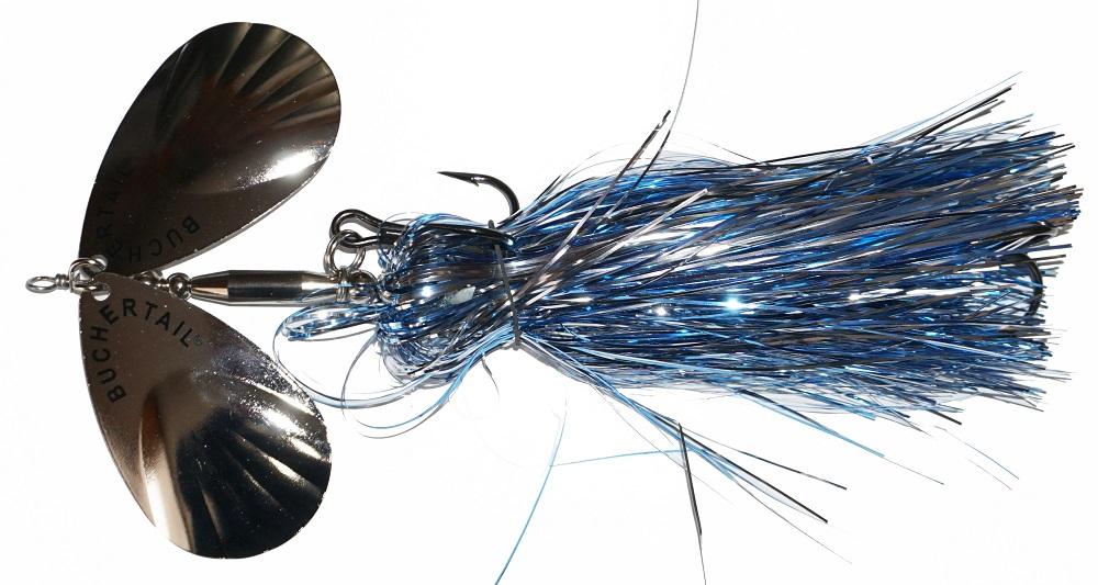 Buchertail Big Foot Mag Tinsel Bucktail - Premium Fishing Lure for Bass, Trout & Saltwater - Perfect for Freshwater & Saltwater Fishing