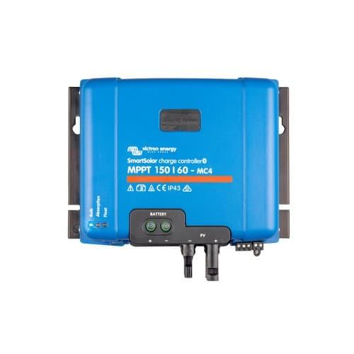 Victron Energy SmartSolar MPPT 150/60 MC4 Solar Charge Controller | 60A 150V Max Input | for RV, Boat, Off-Grid Solar Systems | High Efficiency Solar Panel Charging