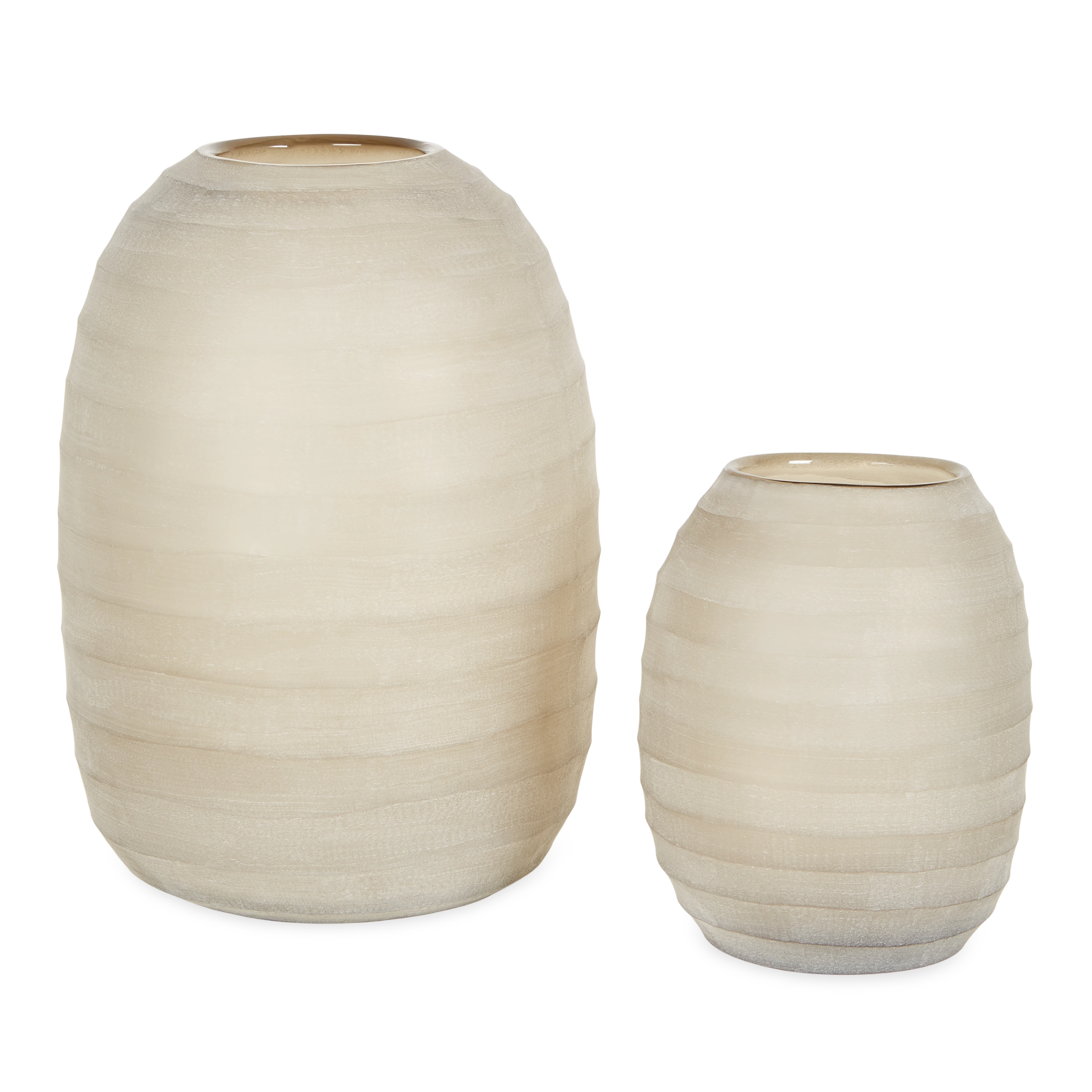 Handmade Carved Glass Vase - Elegant Home Decor for Centerpieces, Wedding Decorations & Living Room Accents