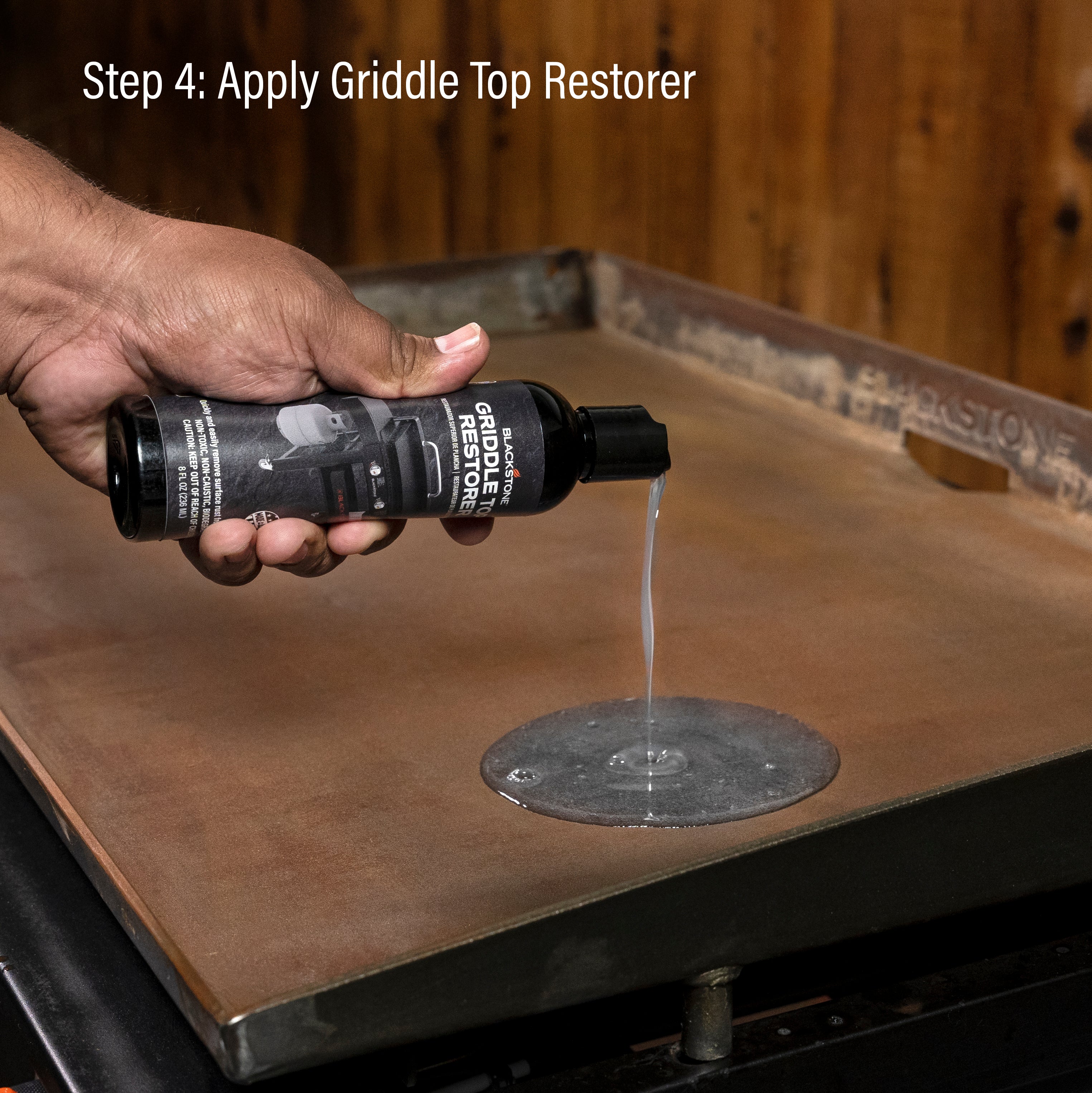 Professional Griddle Top Restoration Kit - Restore & Protect Your Grill Surface - Perfect for Outdoor BBQ, Camping & Backyard Cooking