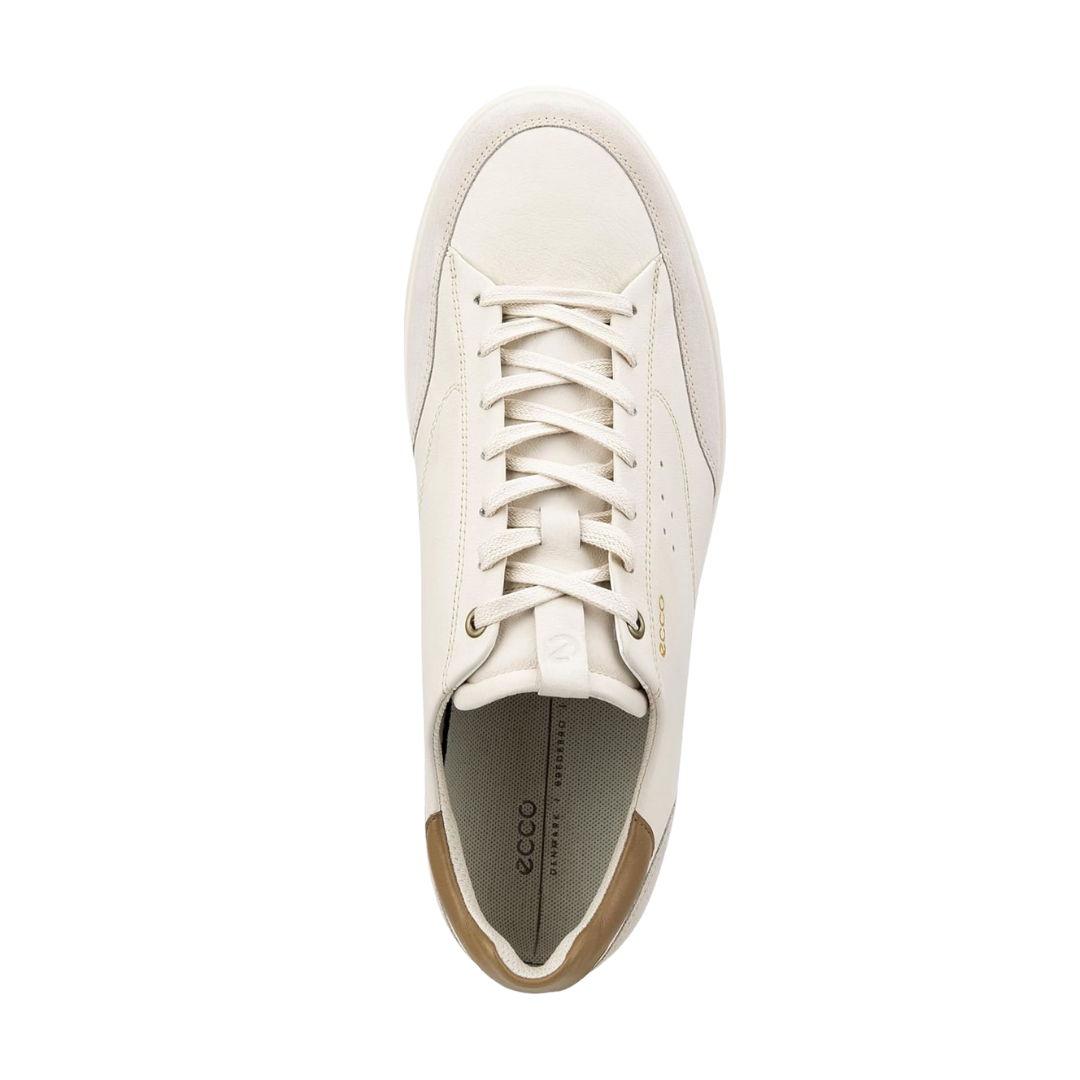 Men's Street Lite Luxe Sneakers - Limestone/Nutmeg Brown Colorway | Casual Walking Shoes for Men | Perfect for Urban Commuting & Weekend Outings