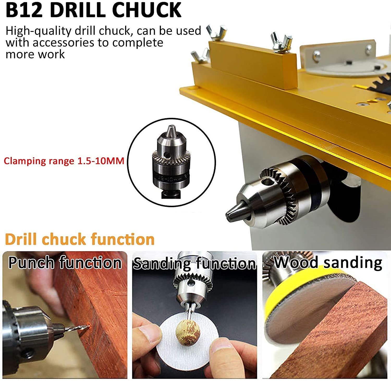 Adjustable Speed Table Saw with Copper Motor - All Aluminum Body Desktop Circular Saw for Wood, Metal & Plastic - 180° Cutting, Grinding & Polishing (Orange, Size C) - Perfect for DIY Projects, Woodworking & Metal Crafting