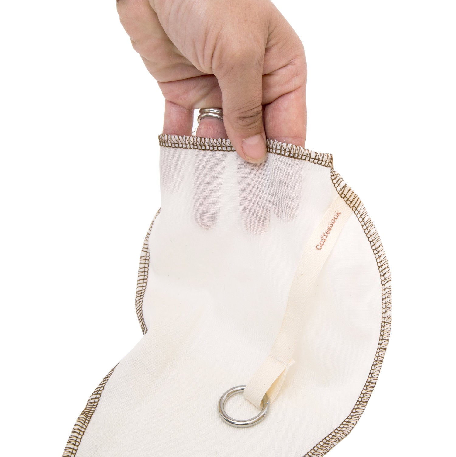 Organic Cotton Nut Milk Bag - Reusable Cheesecloth Filter for Almond, Cashew, Soy Milk - Perfect for Vegan, Dairy-Free, Keto Diets - Home Kitchen & Coffee Brewing Essential