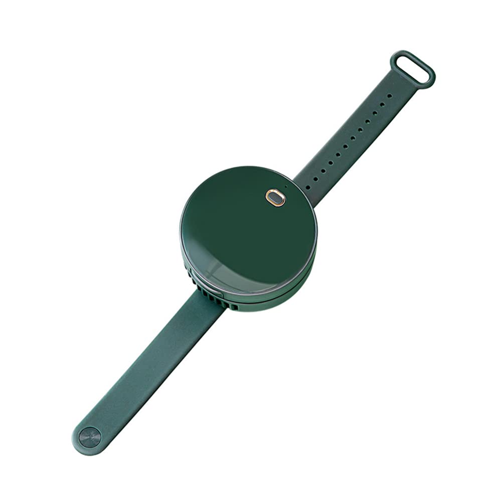 Portable Handheld Fan with Mirror - USB Rechargeable Mini Cooling Fan, Compact Folding Design with Wrist Strap for Makeup, Travel, Office & Outdoor Use
