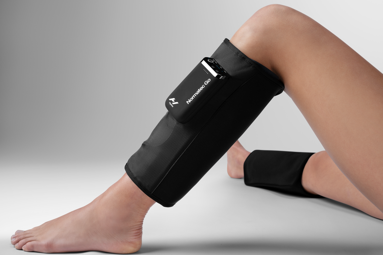 Normatec Go Portable Recovery System - Lightweight & Wireless Leg Compression for Athletes - Perfect for Post-Workout, Travel & Injury Rehabilitation