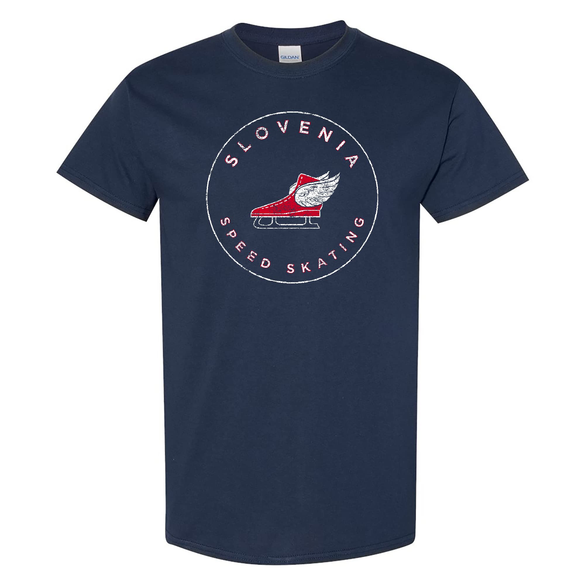 Speed Skating T-Shirt for Winter Games - Men's & Women's Athletic Apparel - Perfect for Ice Skating, Hockey & Winter Sports Fans