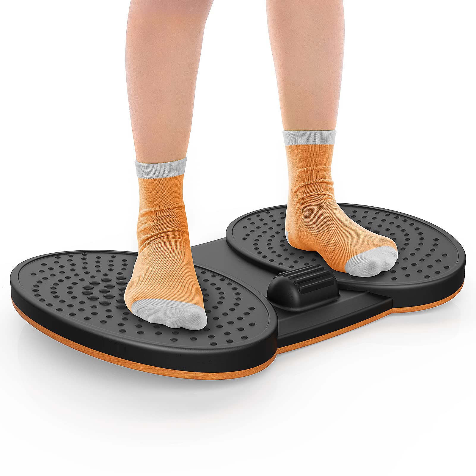 Anti-Fatigue Standing Desk Mat with Balance Board & Foot Massage - 20.3x13.2