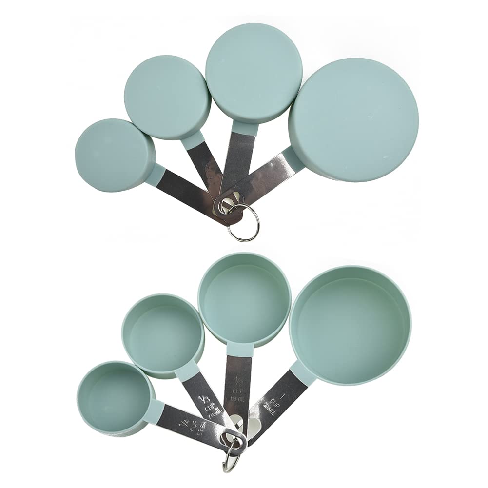 ARMYJY 8-Piece Stainless Steel Measuring Cups and Spoons Set - Essential Kitchen Baking & Cooking Tools for Precise Measurements - Perfect for Baking, Cooking, Meal Prep and Home Chefs