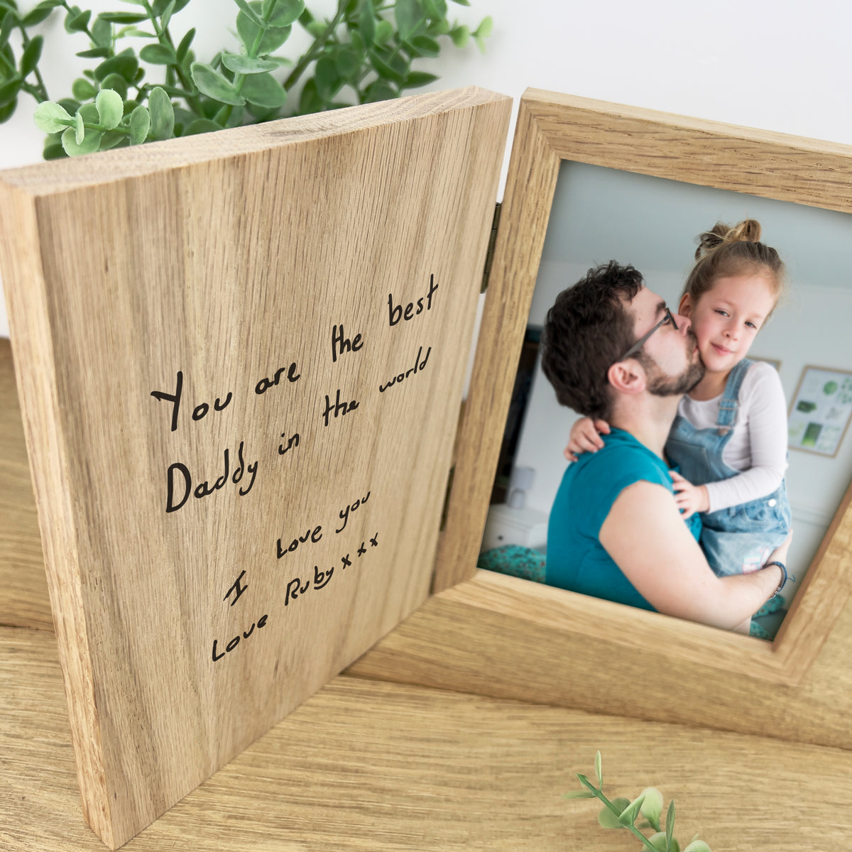 Custom Handwriting Book Photo Frame - Personalized Gift for Birthdays, Anniversaries & Home Decor (Great for Nursery, Office or Wall Display)
