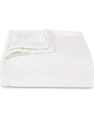 100% Premium Soft Cotton Thermal Blankets King Size White - Breathable Open Weave Blanket for All Seasons | Prevents Overheating, Ultra Soft & Cozy | Machine Washable 3-Pack Set | Perfect for Bed, Sofa, and Travel Use