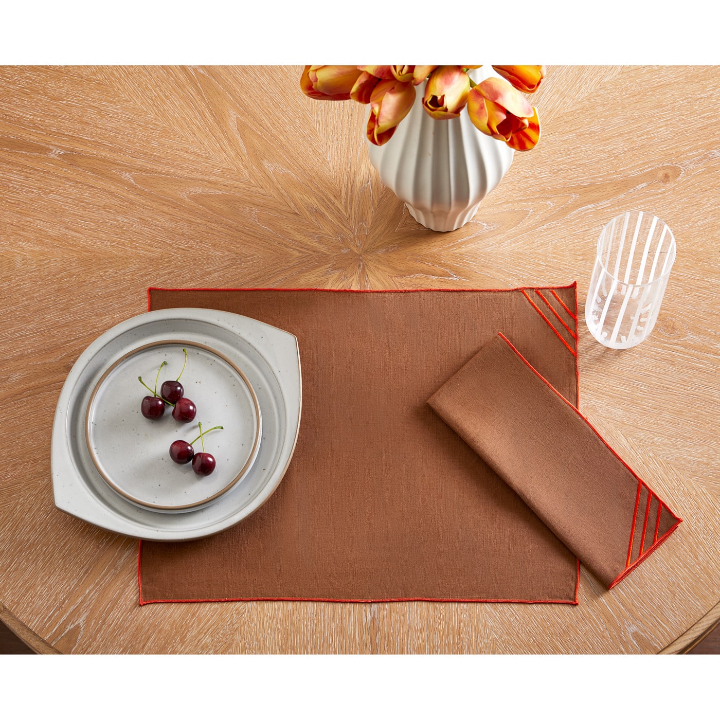 Premium Big Sur Placemats Set of 4 - Waterproof & Heat-Resistant Dining Table Mats for Kitchen, Dining Room, and Outdoor Use - Elegant Home Decor & Perfect for Entertaining